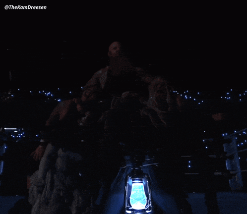 a group of wrestlers are posing for a picture with the caption " thekamdreesen " on the bottom