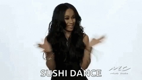 Cardi B Sushi Dance GIF - Cardi B Sushi Dance GIFs