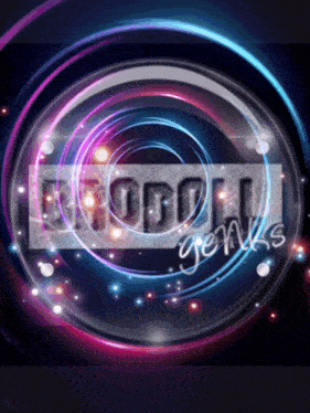 a logo for brooklyn geek 's is displayed on a dark background
