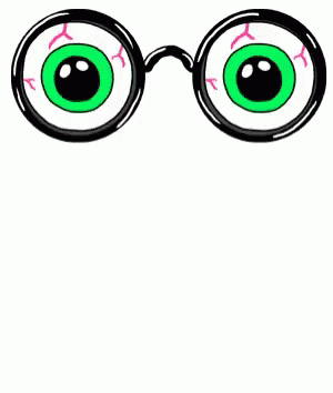 Eye Glasses Silly Eyes GIF - Eye Glasses Silly Eyes Green Eyes GIFs