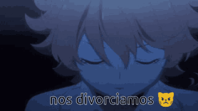 a picture of a girl with the words nos divorciamos above her