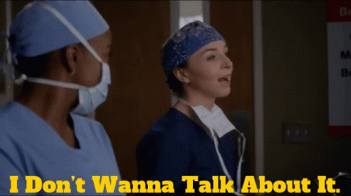 Greys Anatomy Amelia Shepherd GIF - Greys Anatomy Amelia Shepherd I Dont Wanna Talk About It GIFs