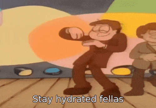 Hydration Fellas GIF - Hydration Fellas Drink Water GIFs