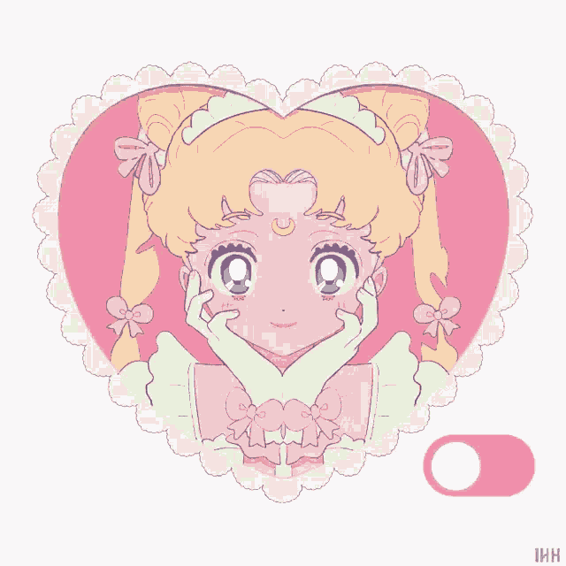 a drawing of a girl in a heart shaped frame with the letter o below it