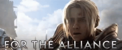 For The Alliance Battle For Azeroth GIF - For The Alliance Battle For Azeroth World Of Warcraft GIFs