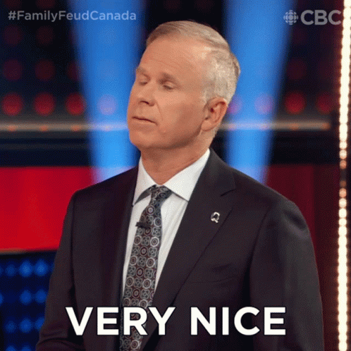 Very Nice Gerry Dee GIF - Very Nice Gerry Dee Family Feud Canada GIFs