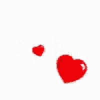 a red heart with the words `` i love you '' written on it .