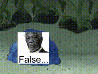 a picture of a man with the words " false " next to it