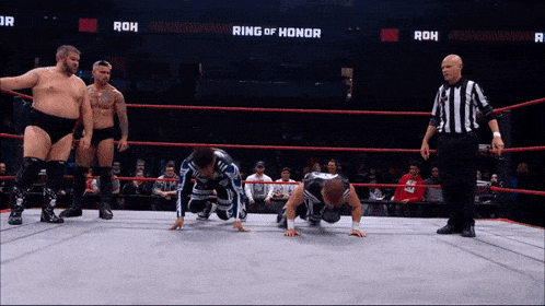 Ring Of Honor Action Andretti GIF - Ring Of Honor Action Andretti Darius Martin GIFs