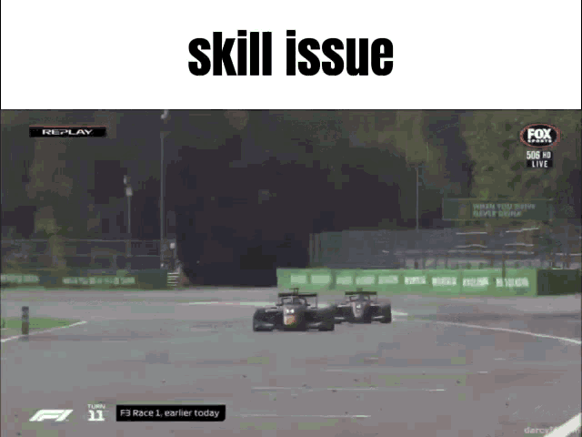 Formula1 Skill Issue GIF - Formula1 Skill Issue Car GIFs