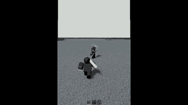 a screenshot of a roblox game shows a person standing in front of a white wall