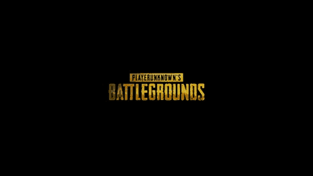 a logo for playerunknown 's battlegrounds is shown on a black background
