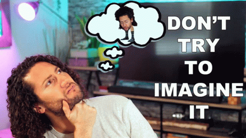Dont Try To Imagine It Nicola Foti GIF - Dont Try To Imagine It Nicola Foti Soundlyawake GIFs