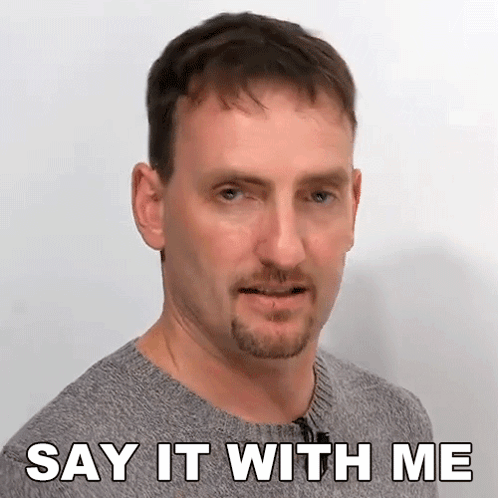 Say It With Me Adam GIF - Say It With Me Adam Engvid GIFs