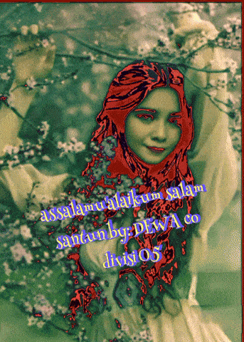 a picture of a woman with the words assalamualaikum salam