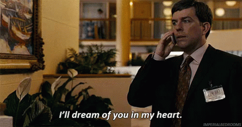 Trying To Be Romantic GIF - Dreaming Heart Romantic GIFs