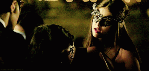 Katherine Pierce Masquerade Ball GIF - Katherine Pierce Masquerade Ball Shes Yours To Heal Stefan Salvatore GIFs