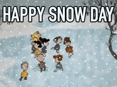 Happy Snow Day Snowed GIF - Happy Snow Day Snowed Happy Dance GIFs