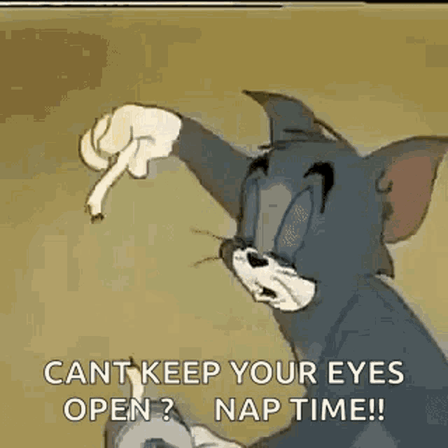 Tom And Jerry Tired GIF - Tom And Jerry Tired Sleepy GIFs