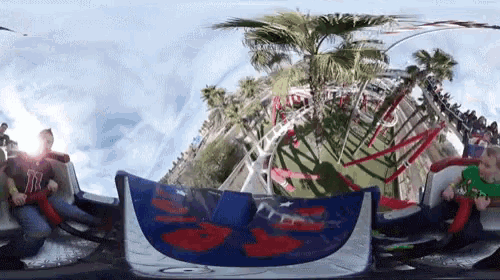 View From The Top Thrill Rides GIF - View From The Top Thrill Rides Going Down GIFs