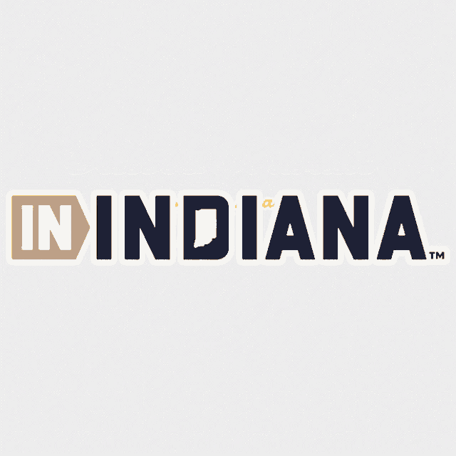 a logo for discovery awaits indiana tm