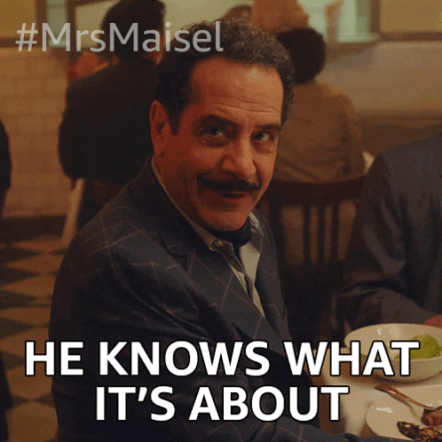He Knows What It'S About Abe Weissman GIF - He Knows What It'S About Abe Weissman Tony Shalhoub GIFs