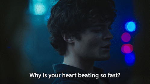 Why Is Your Heart Beating So Fast Harlan Briggs GIF - Why Is Your Heart Beating So Fast Harlan Briggs Wolf Pack GIFs