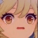 a close up of a cartoon character 's face making a funny face .
