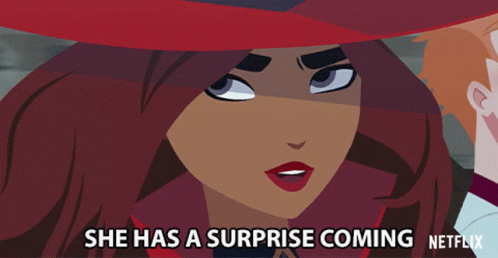 She Has A Surprise Coming Gina Rodriguez GIF - She Has A Surprise Coming Gina Rodriguez Carmen Sandiego GIFs