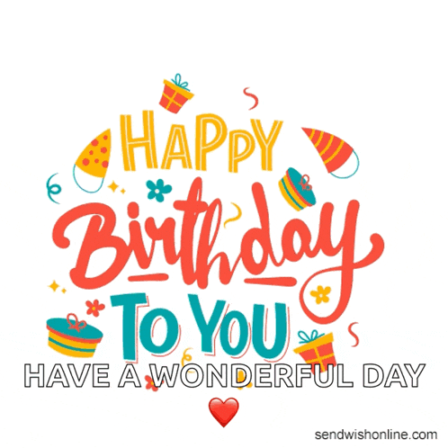 a birthday card that says happy birthday to you