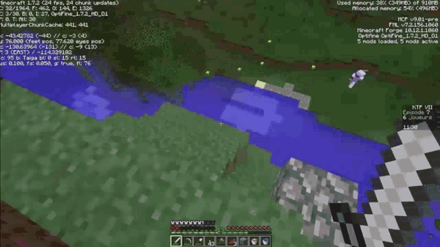 a screenshot of a video game called minecraft with the time 11:00