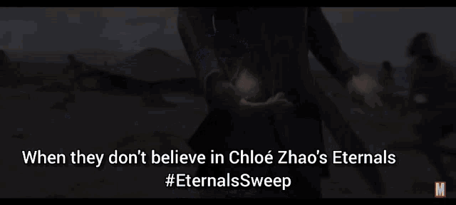 a person holding something in their hands with the caption when they don 't believe