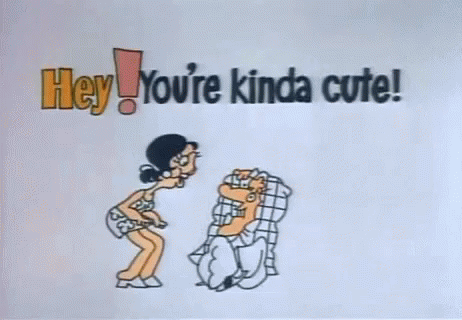 Youre Kinda Cute Vintage GIF - Youre Kinda Cute Vintage Schoolhouse GIFs