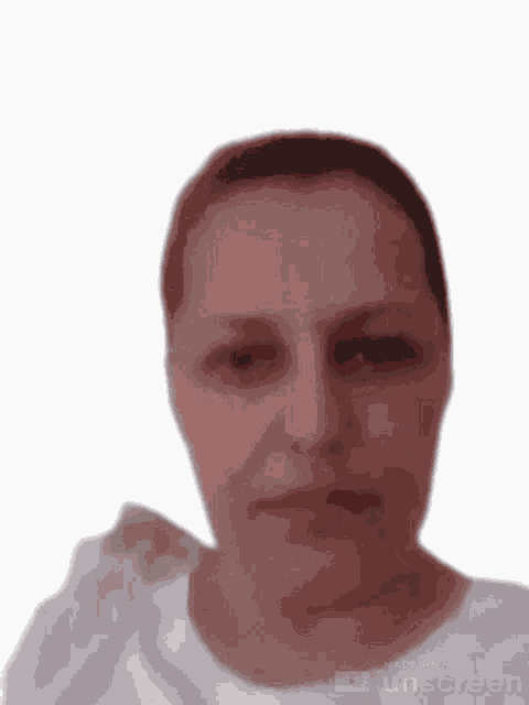 a blurred image of a woman 's face is made by unscreen
