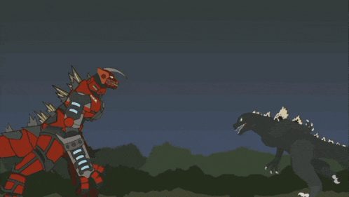 a cartoon drawing of a monster 's claws reaching out towards something