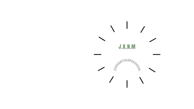 a logo for j.k.n.m. with a purple circle