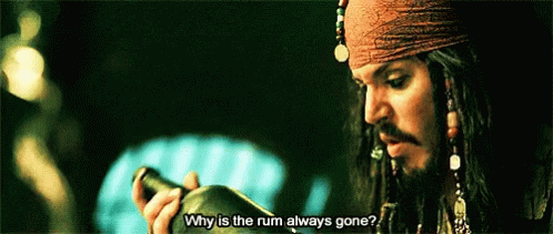 Captain Jack Sparrow Pirates Of The Caribbean GIF - Captain Jack Sparrow Pirates Of The Caribbean Rum GIFs