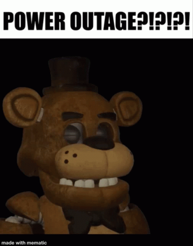Power Outage GIF - Power Outage Freddy GIFs