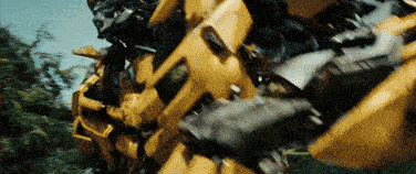 a close up of a bumblebee from transformers
