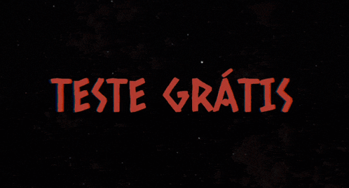 teste gratis is written on a gray background
