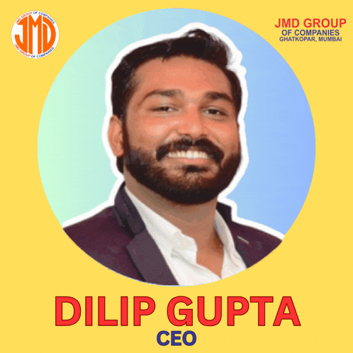 a picture of a man with the name dilip gupta