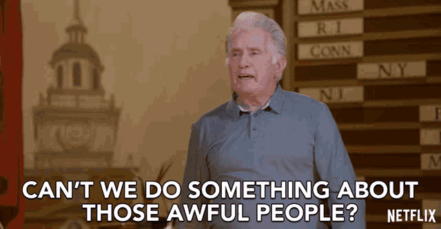 Cant We Do Something About Those Awful People GIF - Cant We Do Something About Those Awful People Martin Sheen GIFs