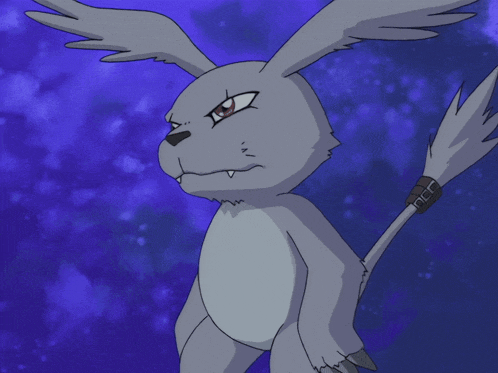 a drawing of a rabbit with a tail that says ncr