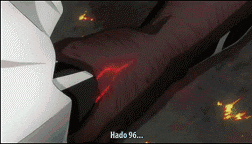 a picture of a shark with the words hado 96 written on the bottom