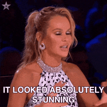 a woman says it looked absolutely stunning while wearing a leopard print dress