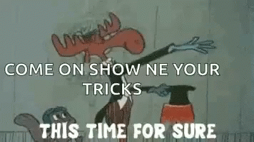 Rocky And Bullwinkle Moose And Squirrel GIF - Rocky And Bullwinkle Moose And Squirrel GIFs