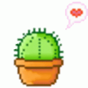 Cactus Pixel Art GIF - Cactus Pixel Art Heart GIFs