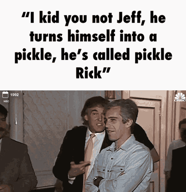 Jeffrey Epstein Donald Trump GIF - Jeffrey Epstein Donald Trump I Kid You Not Jeff GIFs
