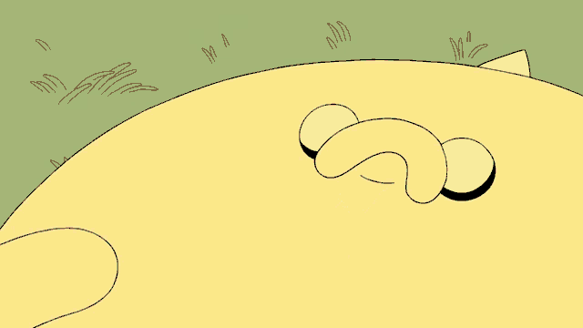 a cartoon character with a tongue sticking out