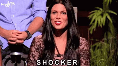 Shocker! - Big Brother GIF - Shocker Shocked Cbs GIFs
